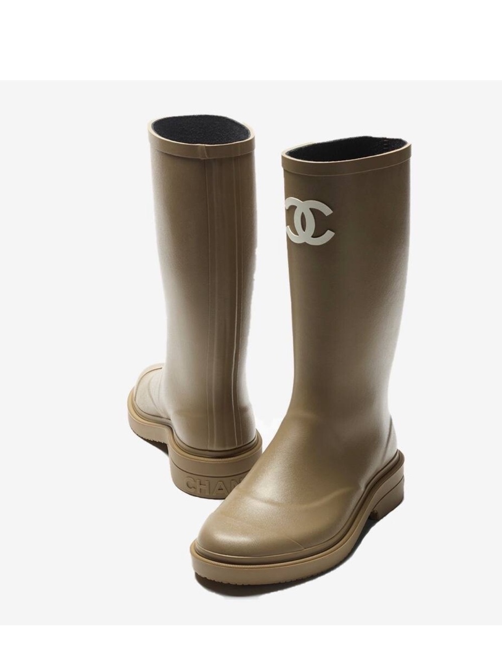 Chanel Rain Boots